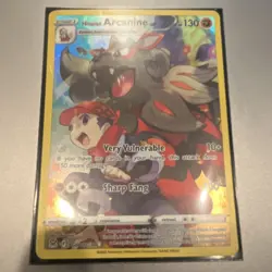 Pokemon TCG Hisuian Arcanine TG08/TG30 Lost Origin TG Full Art Holo UR EN - Image 1