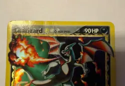 Pokemon EX Dragon Frontiers Charizard GOLD STAR Holo 100/101 (Damaged) - Image 3