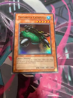 YUGIOH - CATAPULT TURTLE - SUPER RARE - MRD - 1ST ED - PORTUGESE - LP - Image 1