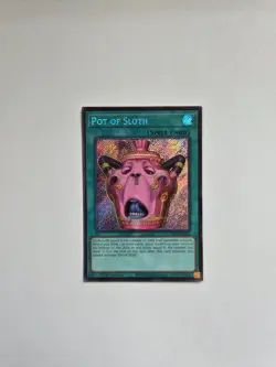 Yugioh: Chaos Origins - Pot of Sloth (Secret Rare) - CORI-EN061 - Image 1
