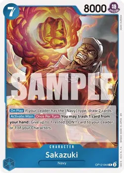 Sakazuki - OP12-044 - Legacy of the Master - ONE PIECE Card - English - Image 1