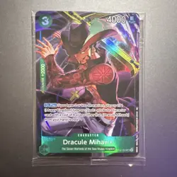 Sealed Bandai One Piece Card Game Dracule Mihawk ST12-003 Foil C 4000 +2000 3C - Image 1
