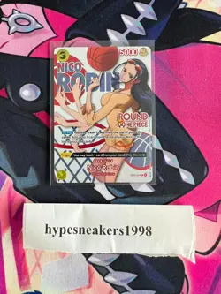 Round1 One Piece Card Game Promo Nico Robin English Near Mint EB03-054 - Image 1