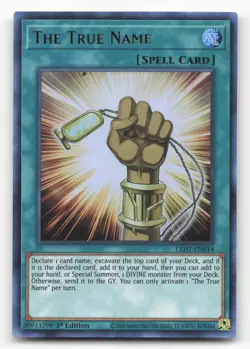 Yugioh The True Name LED7-EN014 Ultra Rare 1st Edition NM - Image 1