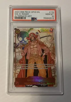 Gol.D.Roger OP09-118 SEC Emperors in the New World PSA 10 Gem Mint One Piece - Image 1