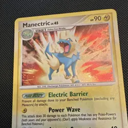 Pokemon TCG Manectric Platinum Holo Rare Holo 11/127 English 2009 - Image 2