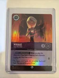 Disney Lorcana Wilds Unknown MIRAGE Super Recruiter Epic Foil #208/204 - Image 1