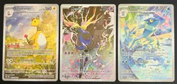 Pokemon TCG Chaos Rising (3) Full Art Card Lot Frogadier, Xerneas & Ampharos - Image 1