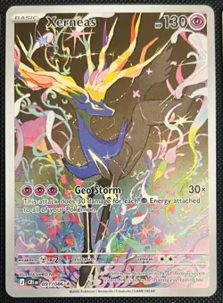 Pokemon TCG Chaos Rising (3) Full Art Card Lot Frogadier, Xerneas & Ampharos - Image 3