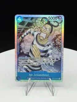 Mr.3 (Galdino) OP16-056 SR - The Time of Battle One Piece Card NM - Image 1