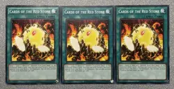 Cards of the Red Stone LDK2-ENJ25 (x3) Legendary Decks II Unlimited Edition NM - Image 1