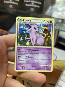 Espeon 2/90 HGSS Undaunted 2010 Cracked Ice Holo Rare Pokemon Card - Image 3