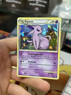 Espeon 2/90 HGSS Undaunted 2010 Cracked Ice Holo Rare Pokemon Card - Image 4