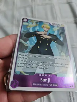 Sanji OP12-070 R Legacy of the Master One Piece PACK FRESH Card - Image 2