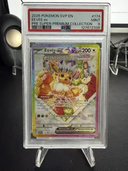 Eevee ex 174 Sv: Scarlet & Violet Promo Cards Holo PSA 9 - Image 1