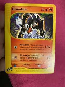 HOUNDOUR 66/144 SKYRIDGE Pokemon TCG e-Reader Card ENGLISH LP - Image 3