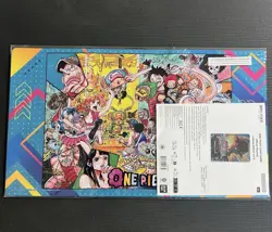 ONE PIECE CARD GAME Official Playmat Limited Edition Vol.5 IN-HAND w/ PROMO CARD - Image 1