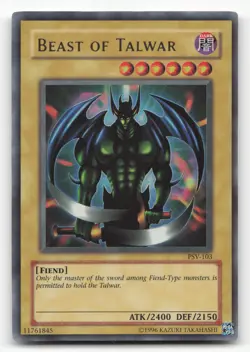 Yugioh Beast of Talwar PSV-103 Ultra Rare Unlimited NM - Image 1