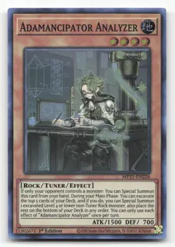 Yugioh Adamancipator Researcher MP21-EN225 Ultra Rare 1st Edition NM - Image 1