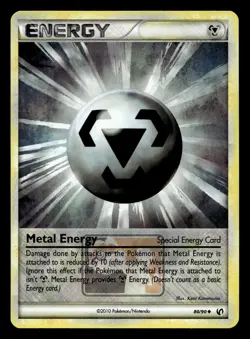 Metal Energy 80/90 Reverse Holo HGSS Undaunted Pokemon Card - 2 - Image 1