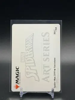 MTG: Spiderman Gold Stamped/Signed Art Card 30/54 - Image 2