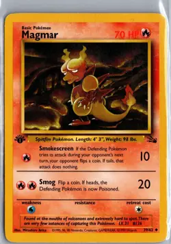 Vintage Pokemon 1st Edition Card Lot Base Set, Fossil, Jungle - Image 1