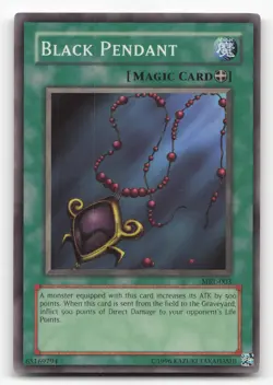 Yugioh Black Pendant MRL-003 Super Rare 1st Edition NM - Image 1