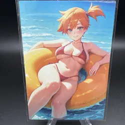 Misty Holographic Anime Collectible Trading Card - Image 2