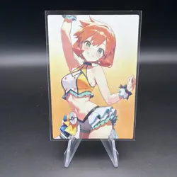 Misty Holographic Anime Collectible Trading Card - Image 1