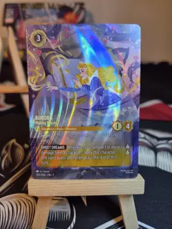 Aurora Waking Beauty Enchanted Card Archazia's Island 205/204 Lorcana TCG - Image 1
