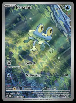 Froakie 088/086 Illustration Rare Chaos Rising Holo Pokemon Card - Image 1
