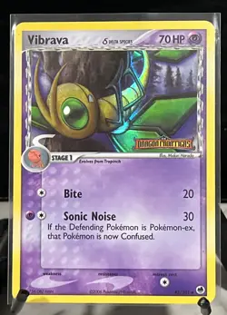 Vibrava 42/101 EX Dragon Frontiers Reverse Holo 2006 Vintage Pokemon TCG Card - Image 1