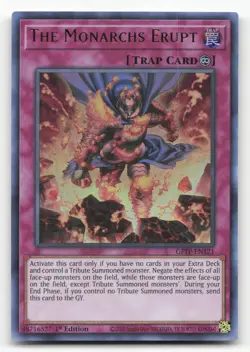 Yugioh The Monarchs Erupt GFTP-EN121 Ultra Rare 1st Edition NM - Image 1