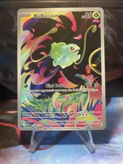 Pokemon Bulbasaur Holo Card 133/132 Me01: Mega Evolution NM Condition - Image 1