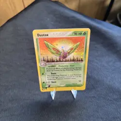 2003 Pokemon DUSTOX Ex Ruby & Sapphire REVERSE HOLO Rare e-Reader Set Card 6/109 - Image 4