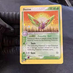 2003 Pokemon DUSTOX Ex Ruby & Sapphire REVERSE HOLO Rare e-Reader Set Card 6/109 - Image 5