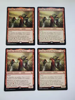 4x Krenko, Baron of Tin Street - Murders at Karlov Manor - Near Mint - MTG - Image 1