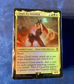 Magic The Gathering Final Fantasy VII 7 Commander Deck - Deck Only - Image 1