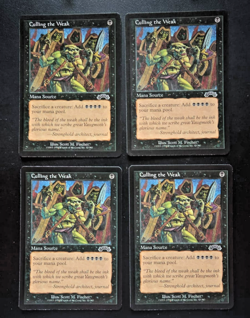 PLAYSET MAGIC MTG Culling the Weak 4x Exodus UK - Image 1