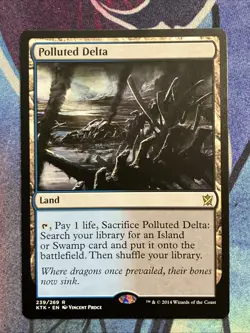 MTG 2014 Khans of Tarkir: Polluted Delta (239/269) LP - Image 1