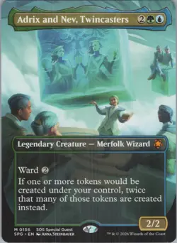 Adrix and Nev, Twincasters (Borderless) M Special Guests 156 NM - Image 1