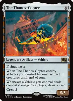 The Thanos-Copter - #753 - CMR: Marvel Super Heroes - NM MTG - Image 1