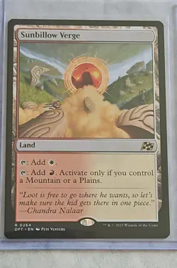Sunbillow Verge Promo Pack: Aetherdrift, Magic the Gathering, MTG **NEW** - Image 1