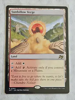 Sunbillow Verge Promo Pack: Aetherdrift, Magic the Gathering, MTG **NEW** - Image 2