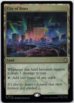 City of Brass (Surge Foil) R Commander: Teenage Mutant Ninja Turtles 62 NM - Image 1