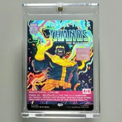 Thanos, The Mad Titan (Borderless) MSH (0400) Comic Book MtG FOIL NM Collectors - Image 3