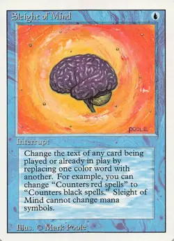Sleight of Mind 3ED Normal English NM - MTG - Image 1