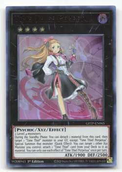 Yugioh Time Thief Perpetua GFTP-EN065 Ultra Rare 1st Edition NM - Image 1