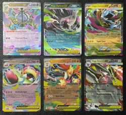Complete Set of 6 Mega Evolution ex Double Rares - Pokemon TCG: Pitch Black - NM - Image 1