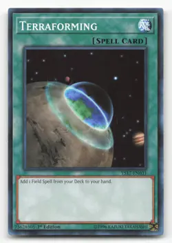Yugioh Terraforming YS17-EN031 Common 1st Edition NM - Image 1